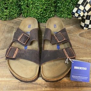 🌳🌈NIB - Birkenstock - Arizona Soft Foot bed Sandal in Habana Size 41